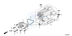 TRX420TEB drawing WATER PUMP COVER