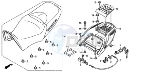 XL1000V drawing SEAT