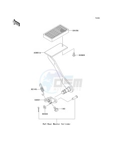 VN 1500 N [VULCAN 1500 CLASSIC] (N4) N4 drawing BRAKE PEDAL_TORQUE LINK