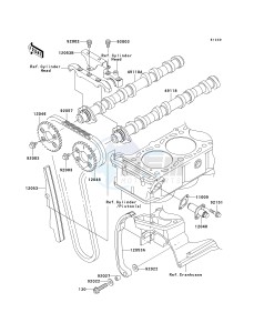 ZR 1200 A [ZRX1200R] (A4-A5) drawing CAMSHAFT-- S- -_TENSIONER