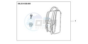 VT750CA9 Australia - (U / SPC) drawing LEATHER BACKREST BAG