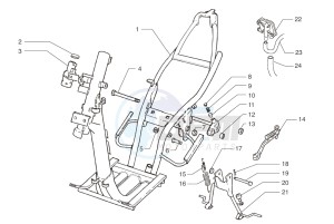 Ark LC Red-Silver 50 drawing Chassis-Central stand