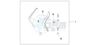 FES125 S-WING drawing LEG DEFLECTOR SET