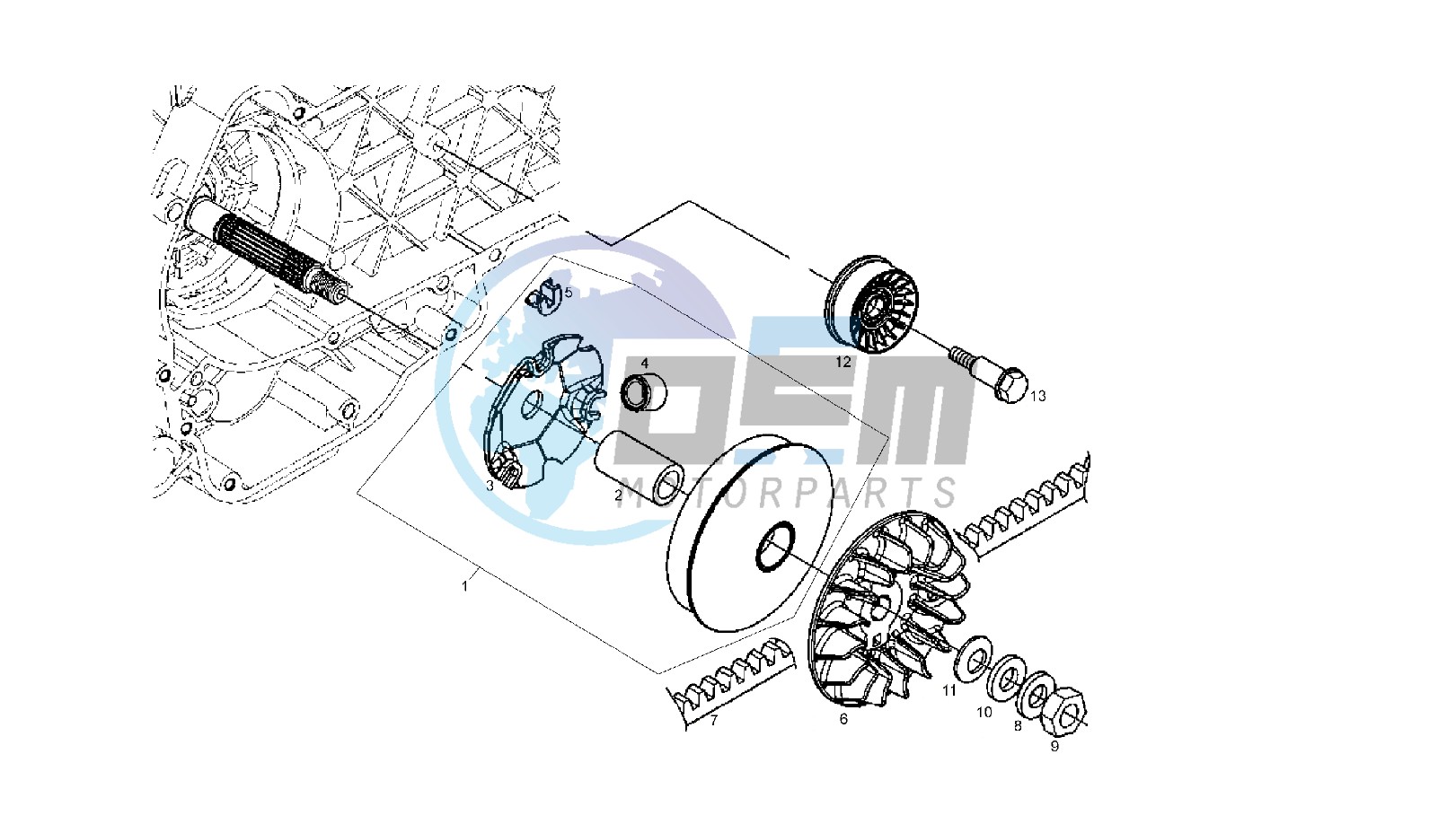 DRIVING PULLEY