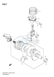 GSX-R750 (E3) drawing CRANKSHAFT