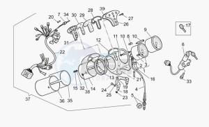 California 1100 Stone - Metal PI Special Sport/Al. PI drawing Dashboard