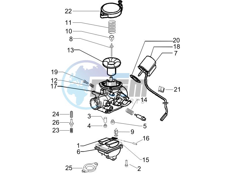 Carburetor's components