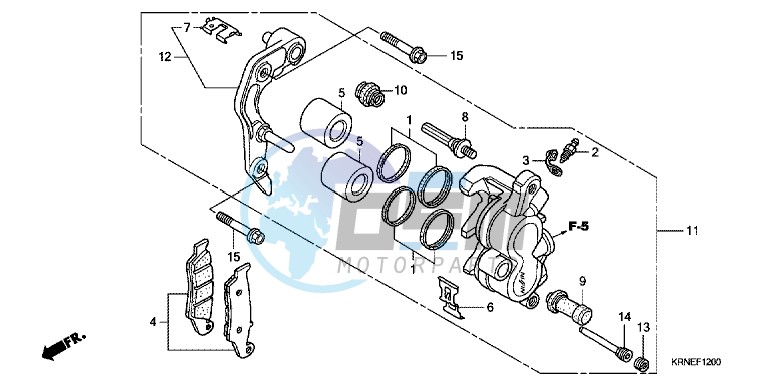 FRONT BRAKE CALIPER