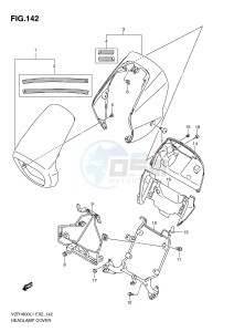 VZR1800 (E2) INTRUDER drawing HEADLAMP COVER (VZR1800ZL1 E24)