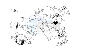 GPR REPLICA - GPR R - 50 CC VTHGR1D1A EU2 drawing FRONT BODY