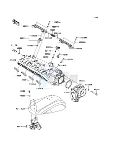 JET SKI ULTRA 300LX JT1500JCF EU drawing Throttle