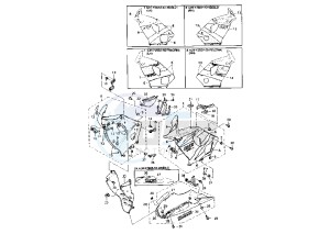 FZR R 600 drawing COWLING 2