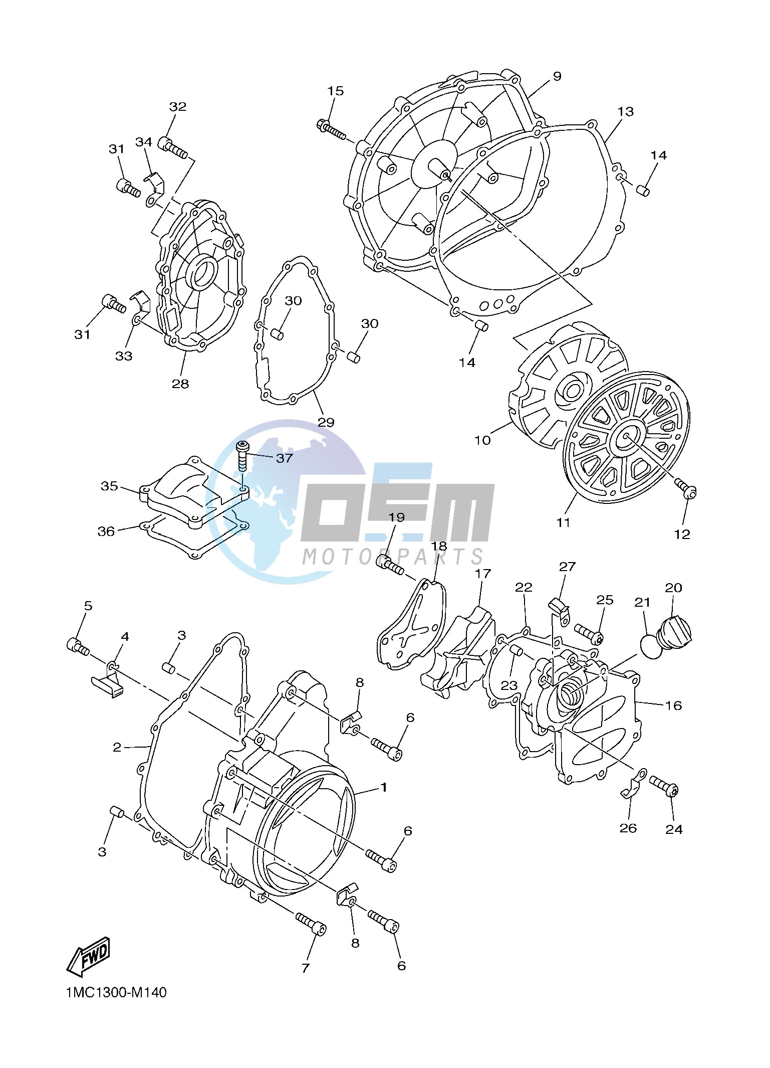 CRANKCASE COVER 1