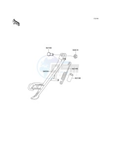 ZR 1000 A [Z1000] (A6F-A6F) A6F drawing STAND-- S- -