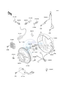 KAF 620 C [MULE 2500] (C6) [MULE 2500] drawing GENERATOR_IGNITION COIL