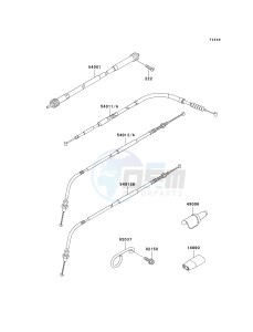 KLX 300 A [KLX300R] (A7-A9) [KLX300R] drawing CABLES