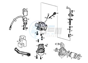 ATLANTIS O2 CITY - 50 cc drawing CARBURETOR