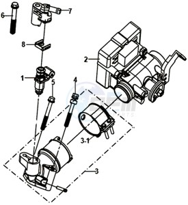 SYMPHONY ST 125I (XB12W2-EU) (E4) (L7-M0) drawing INJECTION PARTS