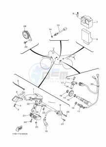 XT250 XT250M (B1UC) drawing ELECTRICAL 2