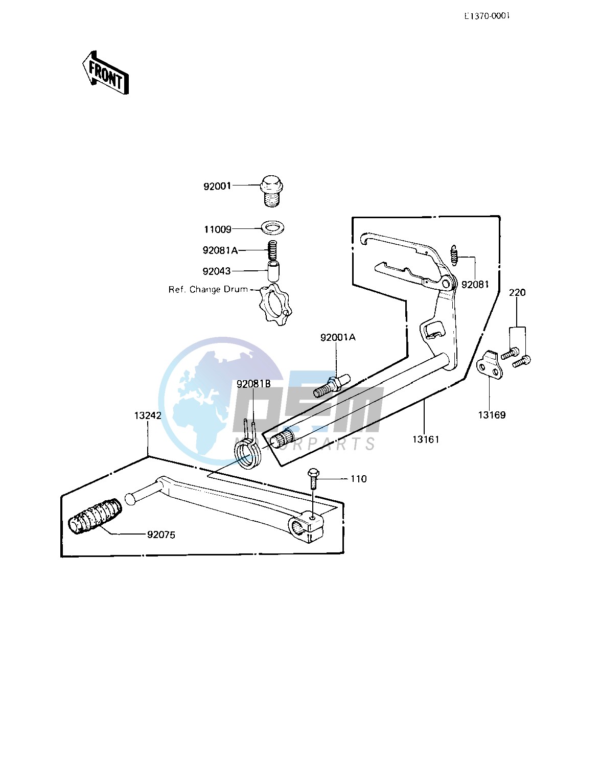 GEAR CHANGE MECHANISM -- 81-83 A2_A3_A4- -