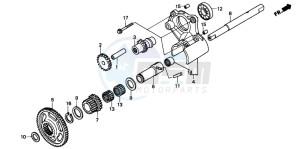 GL1500A GOLDWING ASPENCADE drawing REVERSE GEAR