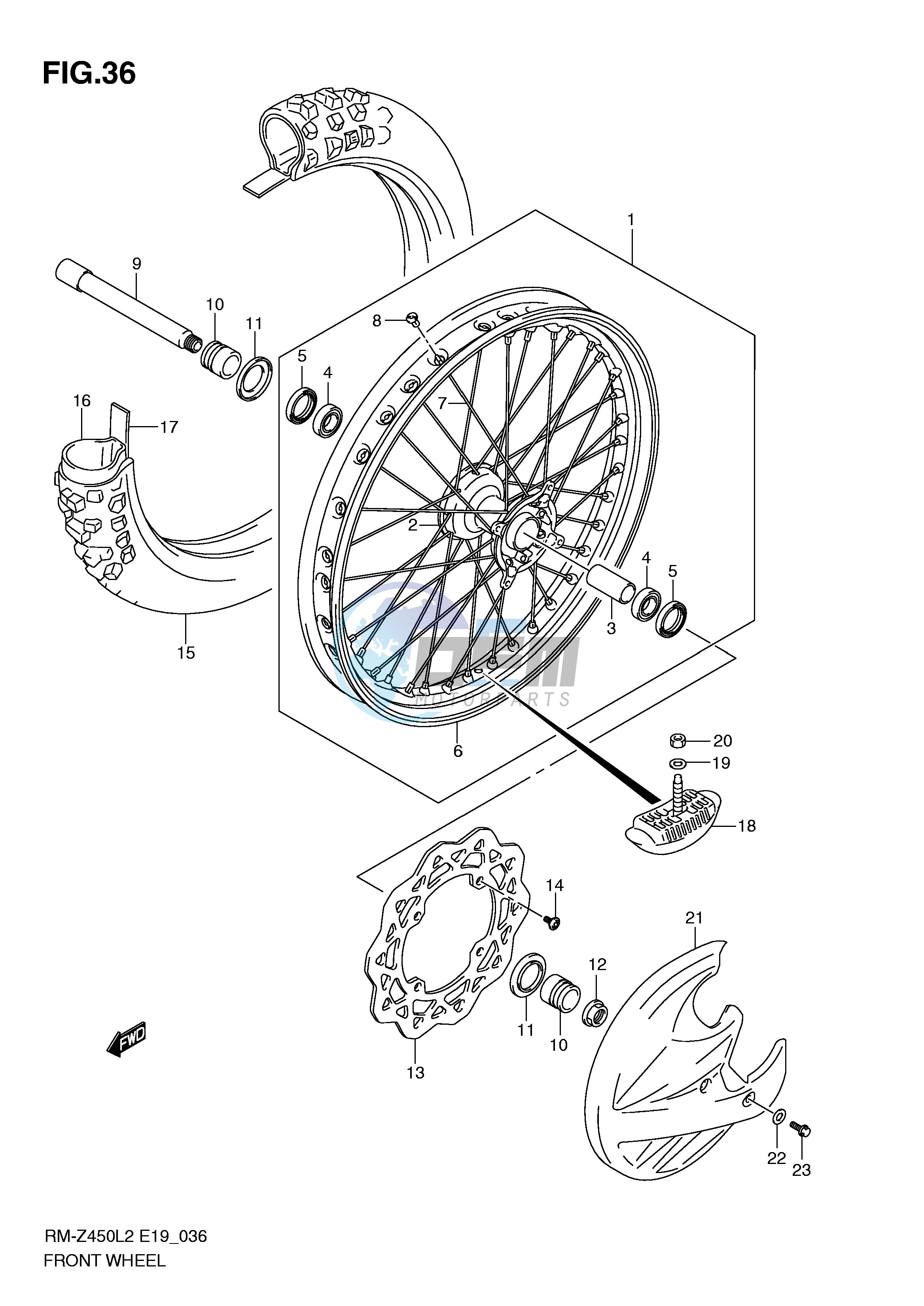 FRONT WHEEL