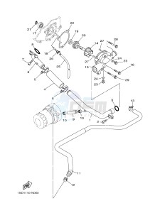 YXM700E YXM70VPHJ VIKING EPS HUNTER (B5FA) drawing WATER PUMP