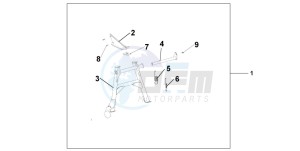 CB900F CB900 HORNET drawing MAIN STAND