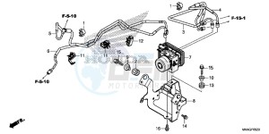 NC750SDG NC750X Europe Direct - (ED) drawing ABS MODULATOR