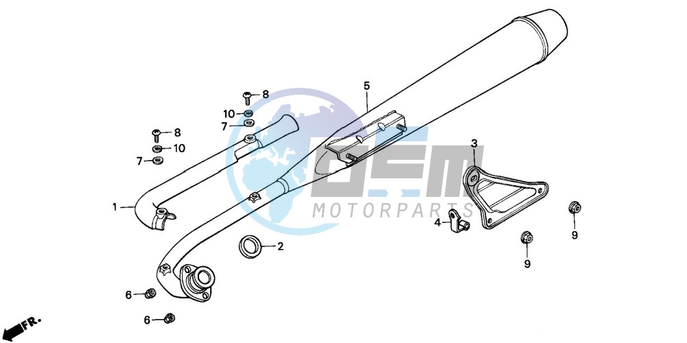 EXHAUST MUFFLER