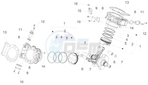 ETV Caponord 1200 drawing Cylinder - Piston