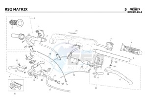 RS2-50-MATRIX-RED drawing HANDLEBAR - CONTROLS