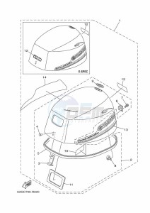 F15CEHL drawing FAIRING-UPPER