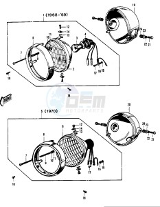 F3 [BUSHWHACKER] 175 [BUSHWHACKER] drawing HEADLIGHT