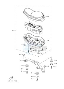 YZF-R3 YZF-R3A 321 R3 (BR53) drawing METER