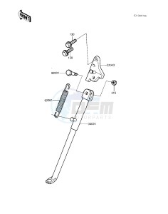 KX 250 C [KX250] (C1) [KX250] drawing STAND -- 83 KX250-C1- -