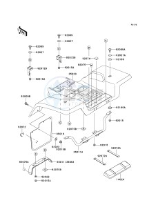 KEF 300 B [LAKOTA SPORT] (B1-B3) [LAKOTA 300 SPORT] drawing REAR FENDER-- S- -