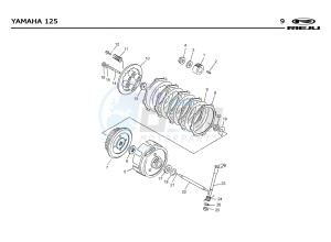 RS2 NAKED 125 drawing T09  CLUTCH