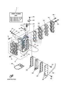 30DMHOS drawing CYLINDER--CRANKCASE