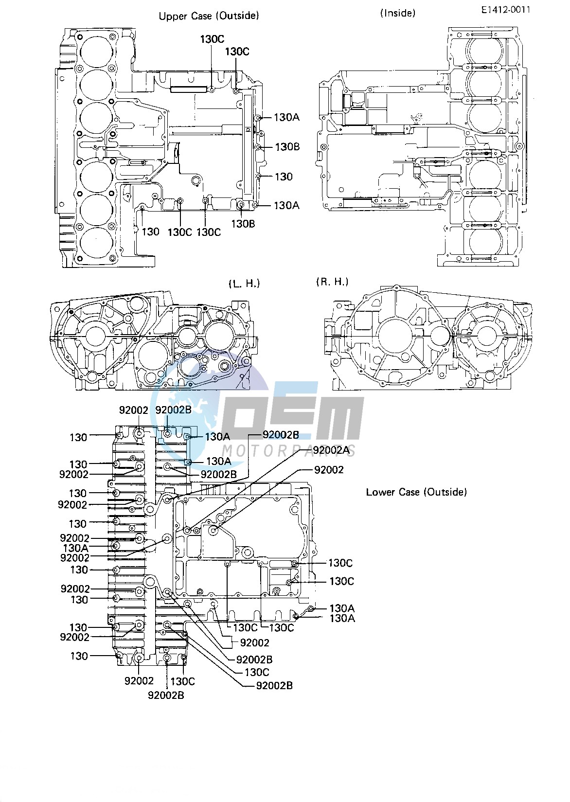 CRANKCASE BOLT PATTERN