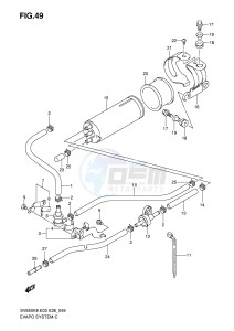 SV650S (E3-E28) drawing EVAP SYSTEM (E33)