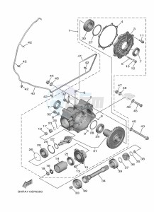 YXE850EN YX85EPAM (BANG) drawing DRIVE SHAFT