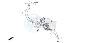 CBR1000RR drawing AIR INJECTION CONTROL VALVE