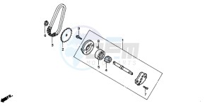 NSS250 drawing OIL PUMP