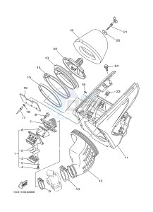 YZ125 (1SR9 1SRA 1SRB 1SRC 1SRC) drawing INTAKE