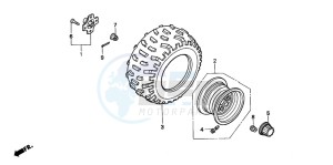 TRX250TM FOURTRAX drawing REAR WHEEL