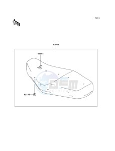 W800 EJ800ACF GB XX (EU ME A(FRICA) drawing Seat