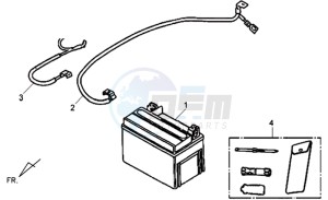 CELLO 50 drawing BATTERY