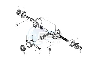 CS JOG R 50 drawing CRANKSHAFT PISTON