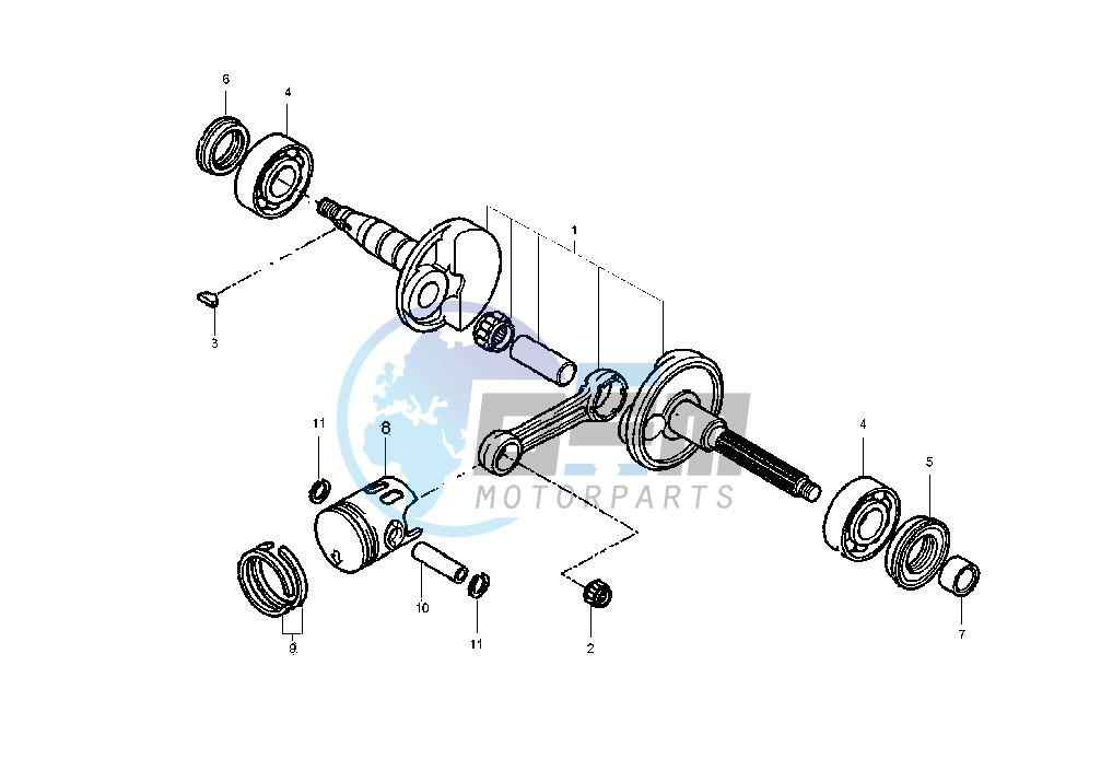 CRANKSHAFT PISTON